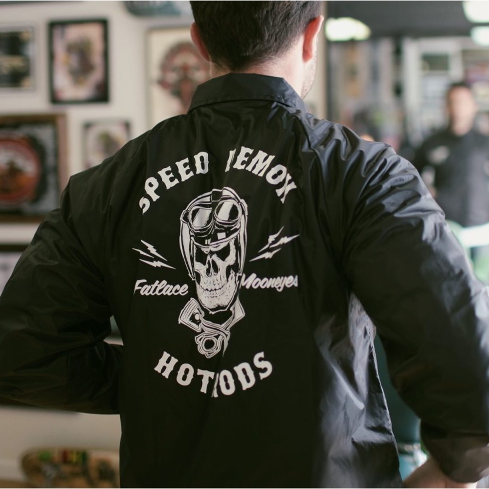 Mooneyes x Fatlace Coaches Jacket